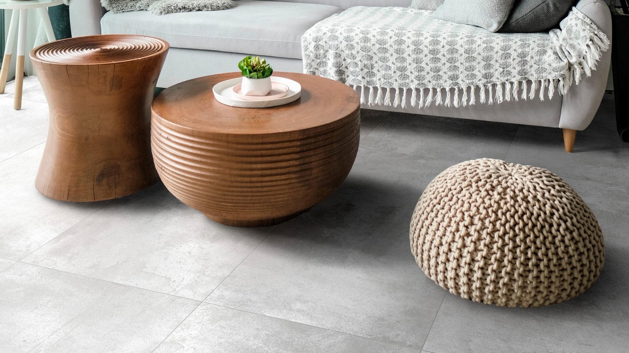 Ragno Clayton RAGL Vloertegel 1000X1000 Fabric 8,5mm Mat Ret.R10 - Mozaiektegel.com