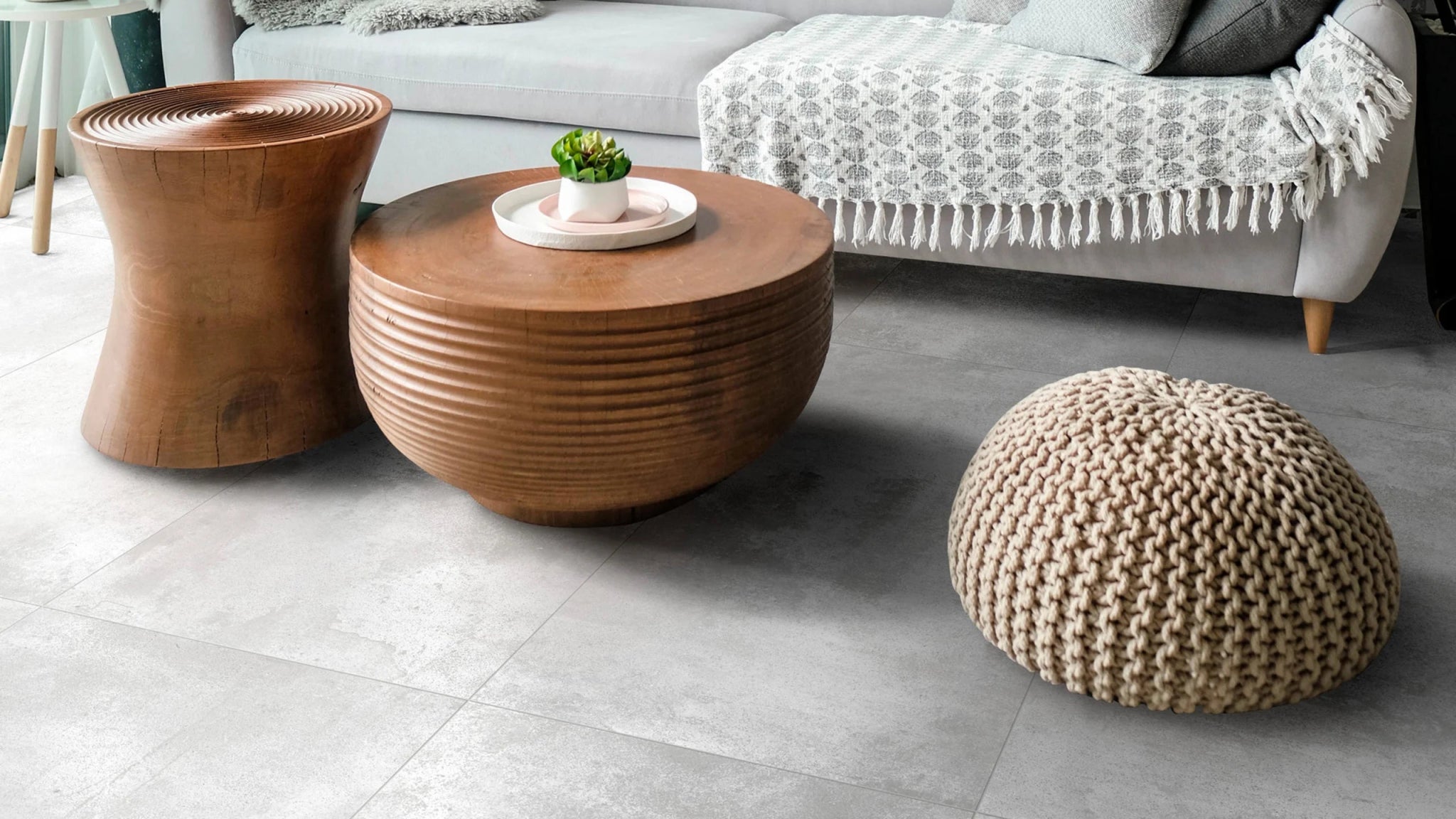 Ragno Clayton RAPA Vloertegel 600X600 Fabric 8,5mm Mat Ret.R10 - Mozaiektegel.com