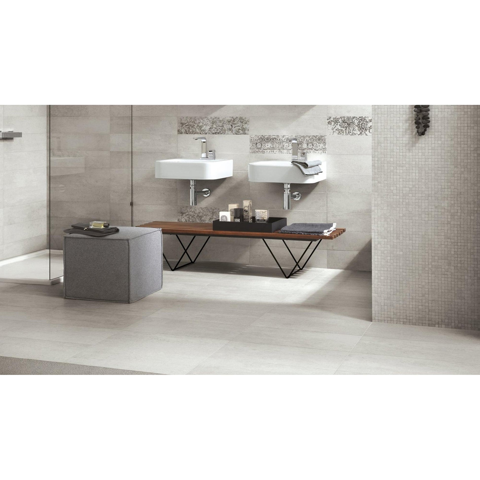 Ragno Concept R284 Vloertegel 600X600 Bianco 9,5mm Mat Ret.R10 - Mozaiektegel.com