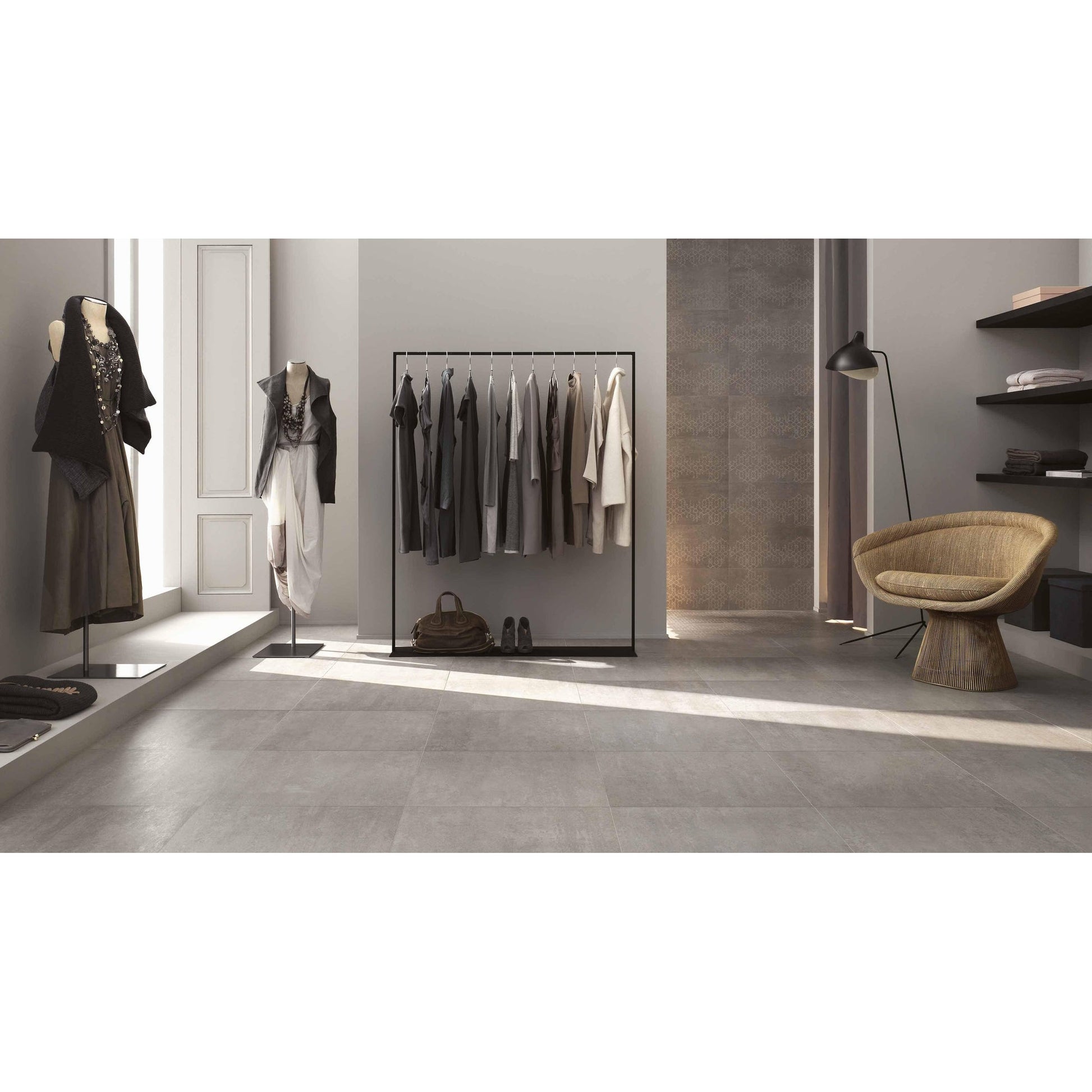 Ragno Concept R28G Vloertegel 300X600 Grigio 9,5mm Mat Ret.R10 - Mozaiektegel.com