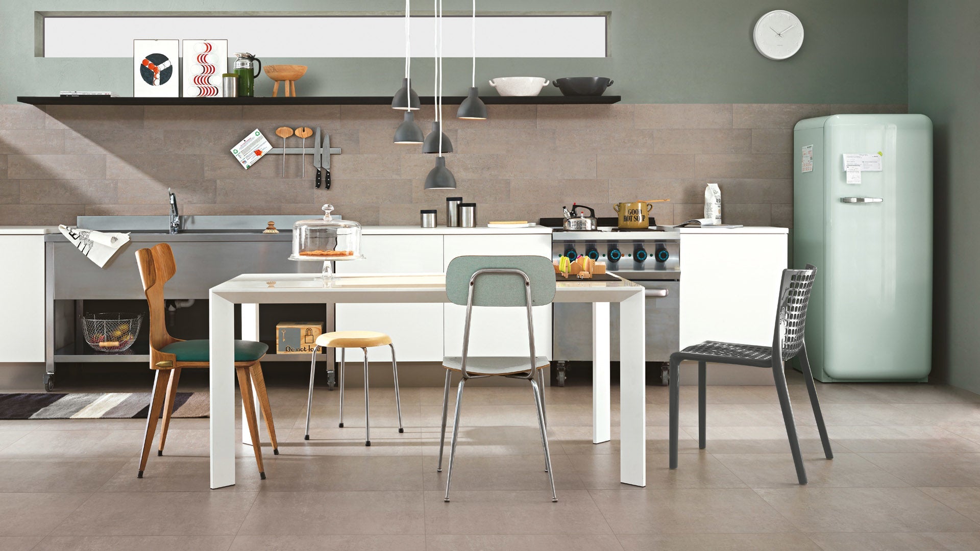 Ragno Concept R28M VLtegel strook 150X600 Greige 9,5mm Mat Ret.R10 - Mozaiektegel.com