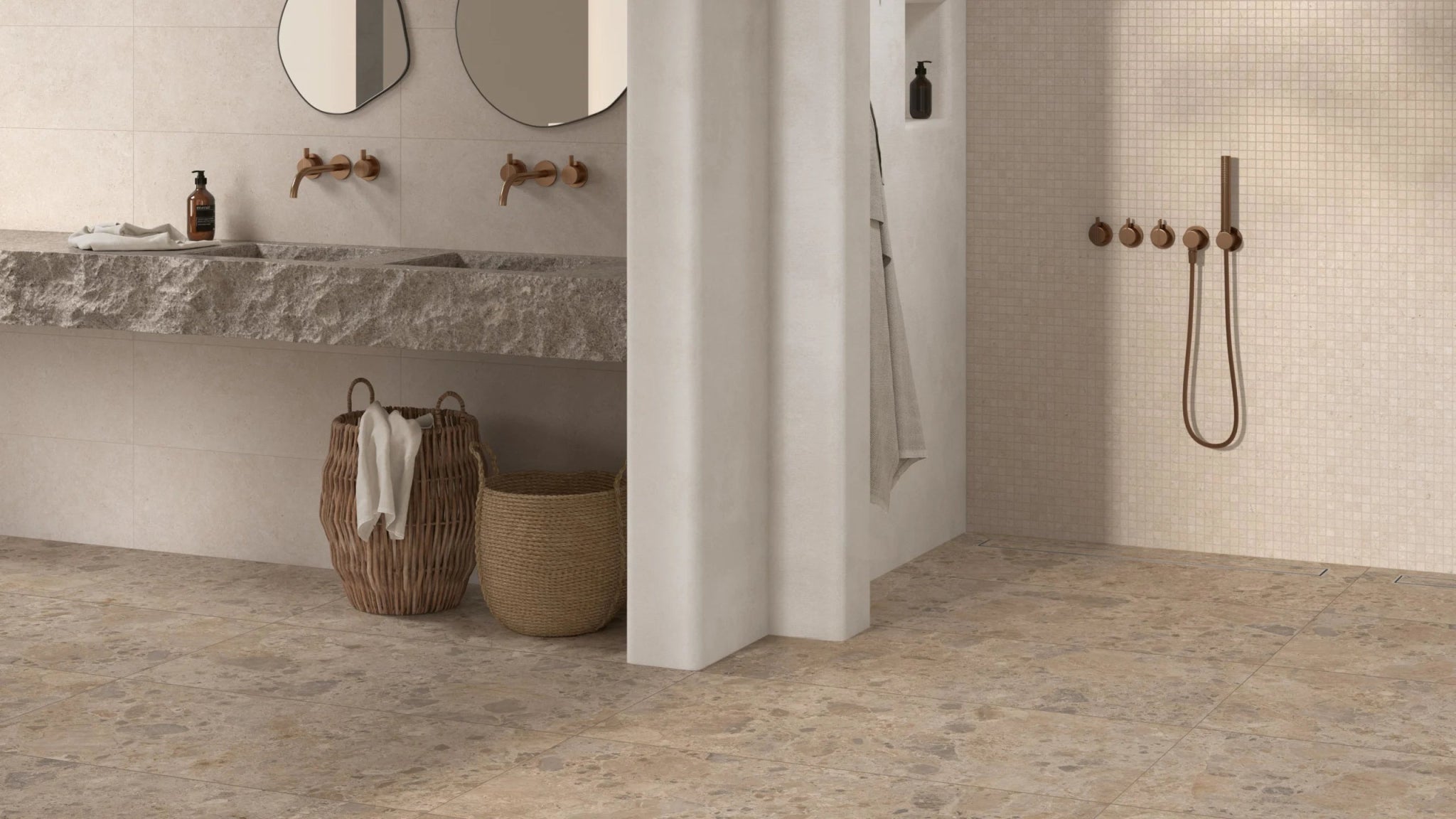 Ragno Eterna R8JN Vloertegel 600X1200 Mix Multic.8,5Mm Mat Ret.R10 - Mozaiektegel.com