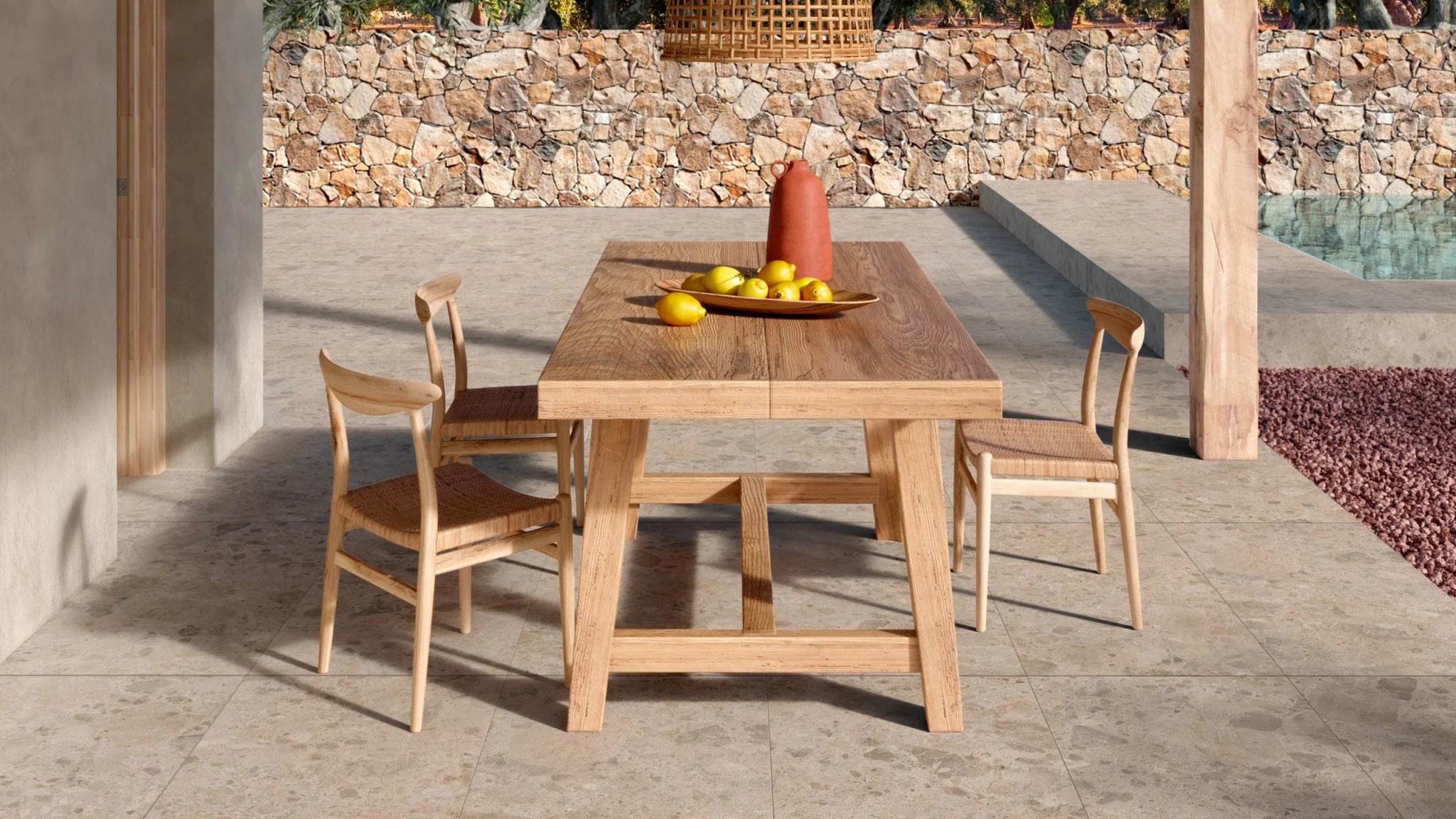 Ragno Eterna R8JP Vloertegel 600X1200 Mix Beige 8,5Mm Mat Ret.R10 - Mozaiektegel.com