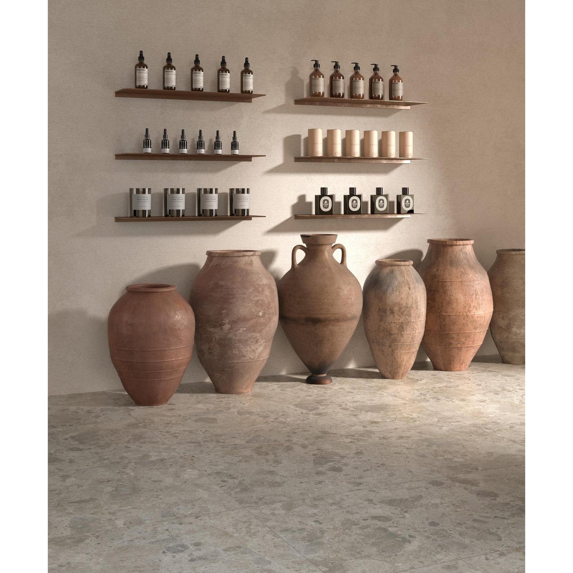 Ragno Eterna R8JW Vloertegel 600X600 Mix Beige 8,5mm Mat Ret.R10 - Mozaiektegel.com