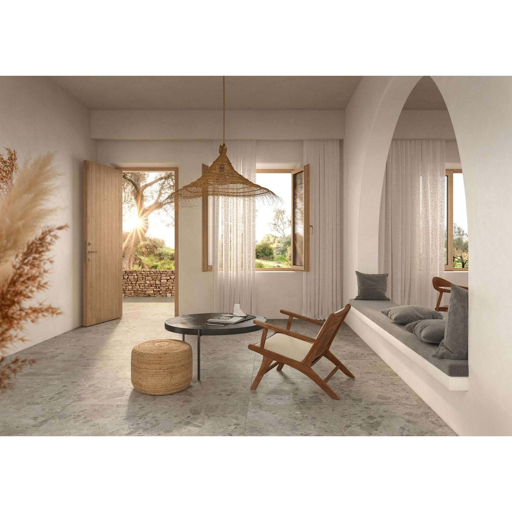 Ragno Eterna R8JW Vloertegel 600X600 Mix Beige 8,5mm Mat Ret.R10 - Mozaiektegel.com