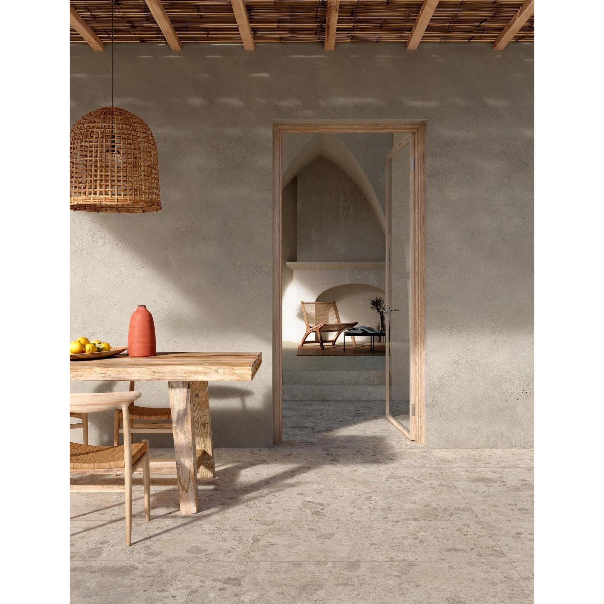 Ragno Eterna R8JW Vloertegel 600X600 Mix Beige 8,5mm Mat Ret.R10 - Mozaiektegel.com