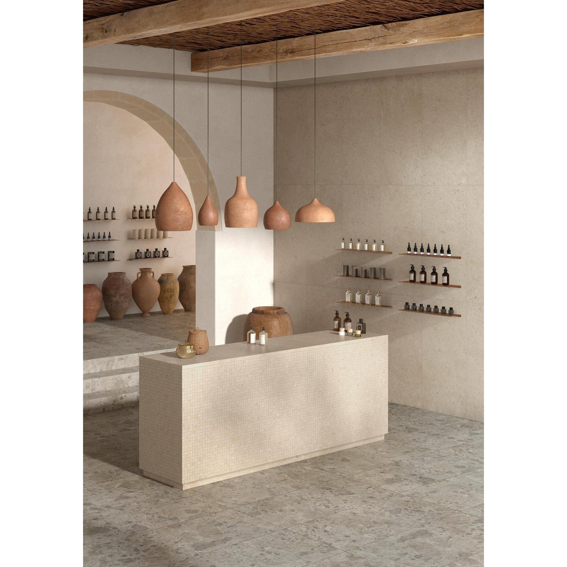 Ragno Eterna R8JX Vloertegel 600X600 Mix Grey 8,5mm Mat Ret.R10 - Mozaiektegel.com