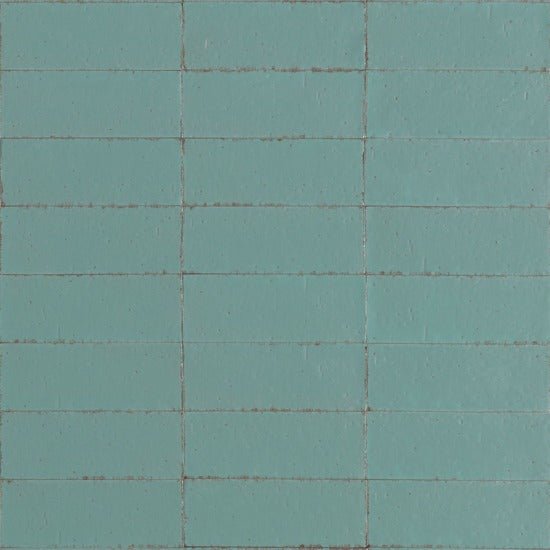 Ragno Glace RAEY Wandtegel 075X200 Turchese 9mm Glans - Mozaiektegel.com