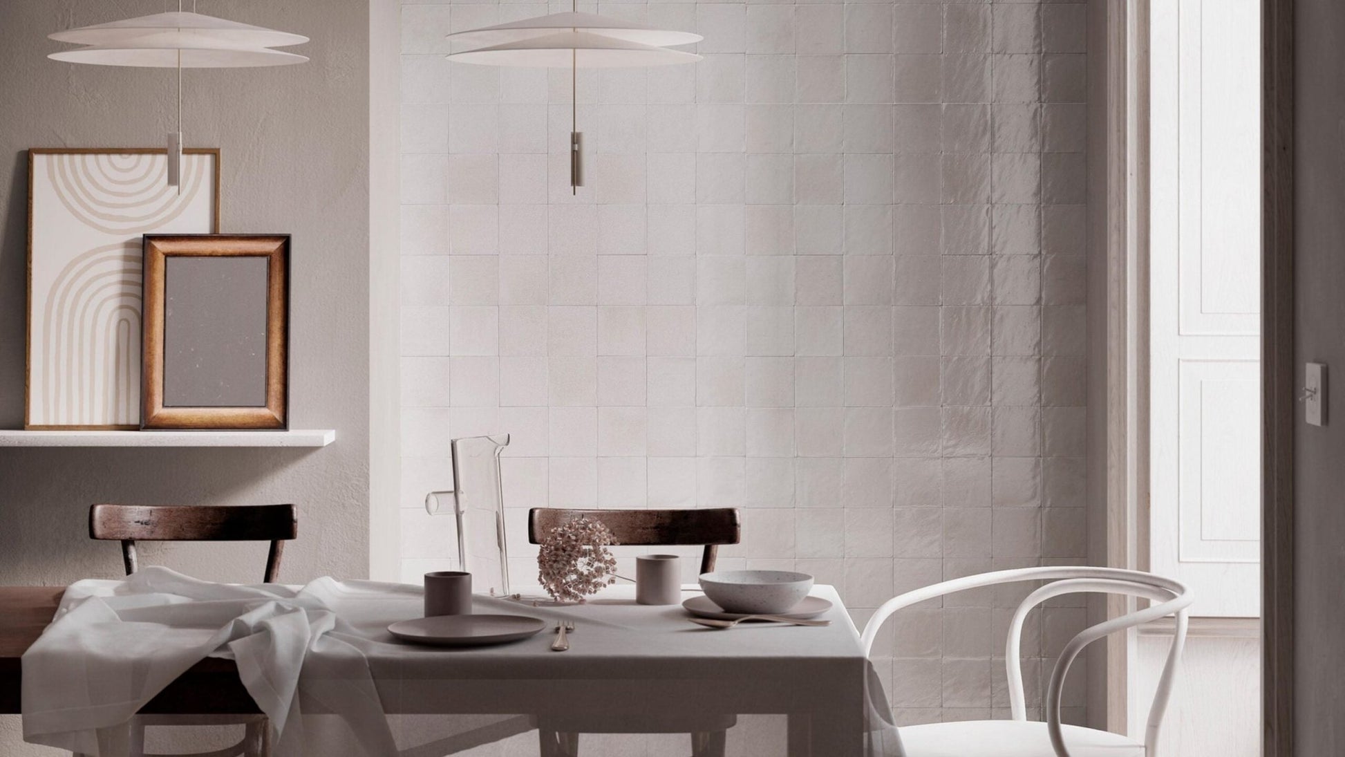 Ragno Gleeze R8GK Wandtegel 100X100 Bianco 10mm Glans - Mozaiektegel.com