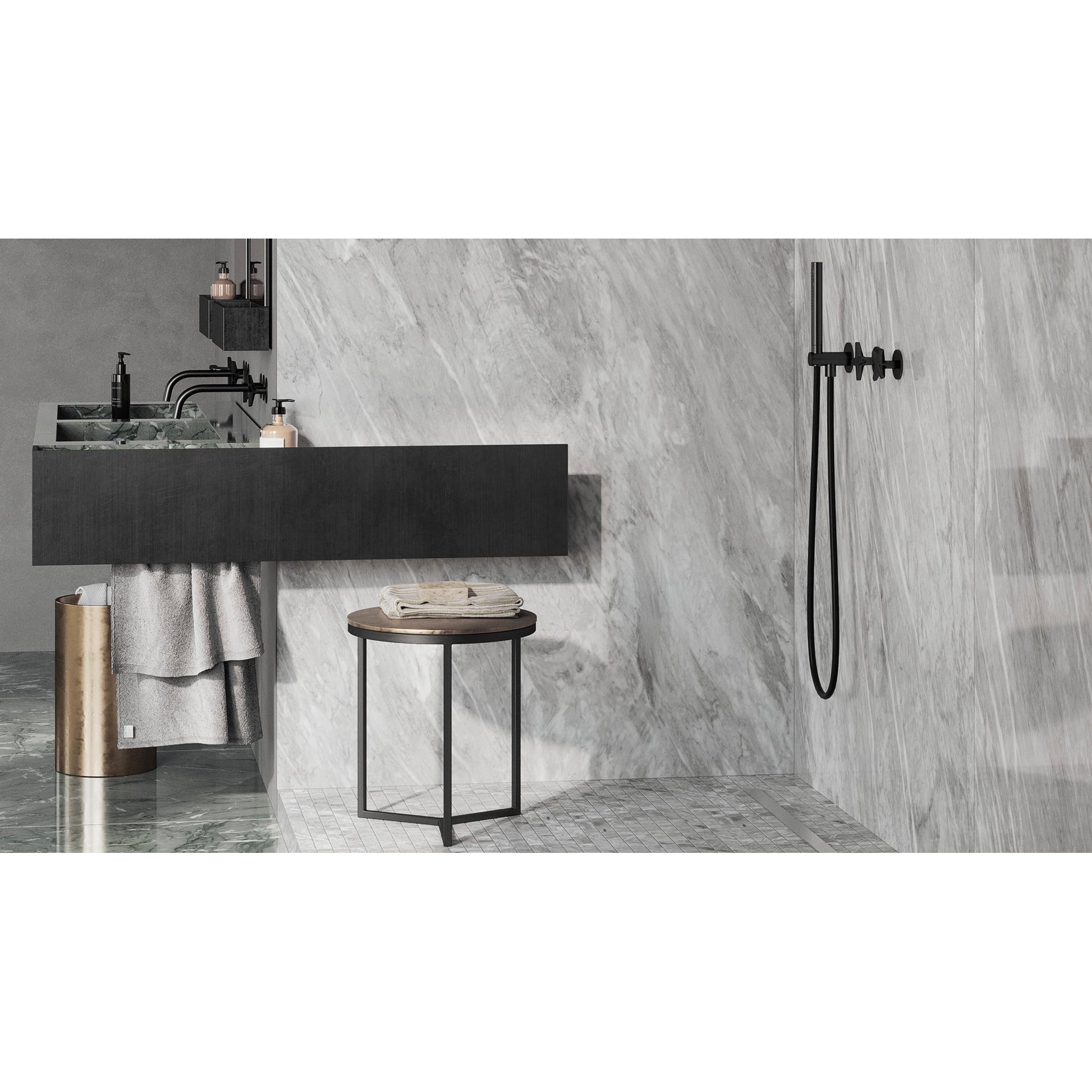 Ragno Incanto R8UH Vloertegel 750X750 Bardiglio 10mm Mat Ret.R9 - Mozaiektegel.com