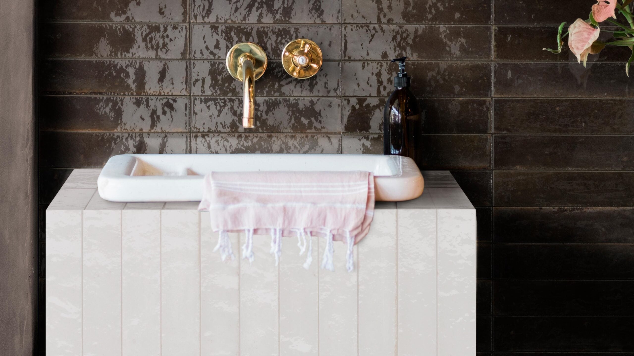 Ragno Look R8FN Wandtegel 060X240 Nero 10mm Glans