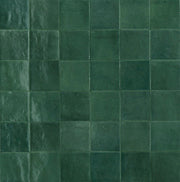 Ragno Melange R8GA Wandtegel 100X100 Teal 10mm Glans - Mozaiektegel.com