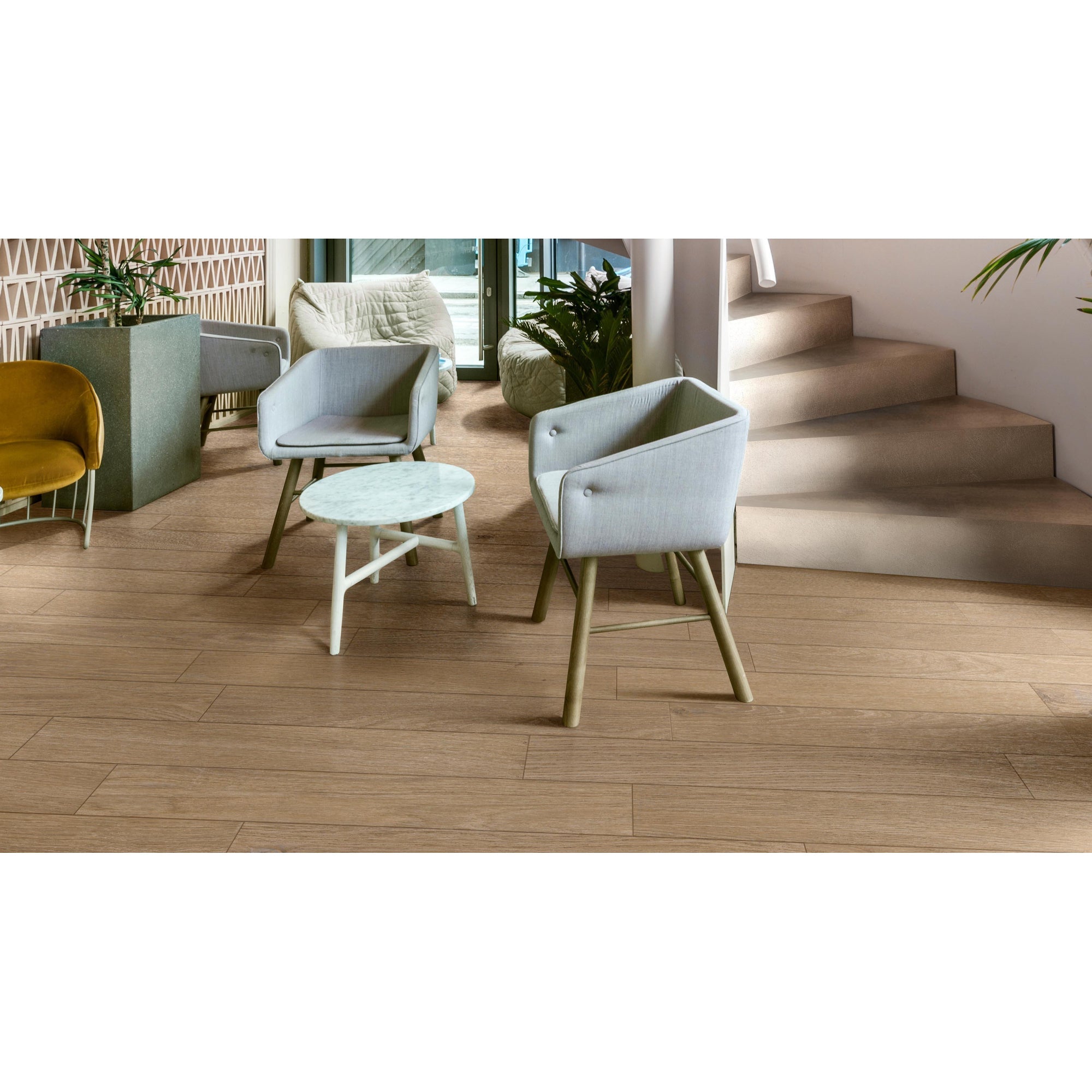 Ragno Ossimori R9RQ Vloertegel 250X1500 Miele 9,5Mm Extra Mat Ret.R10 - Mozaiektegel.com