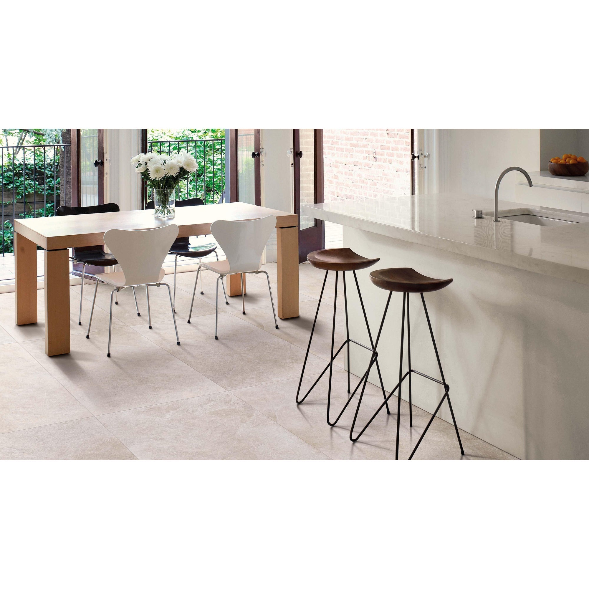 Ragno Realstone Slate R5ZA Vloertegel 750X750 Shell 10mm Mat Ret.R10 - Mozaiektegel.com