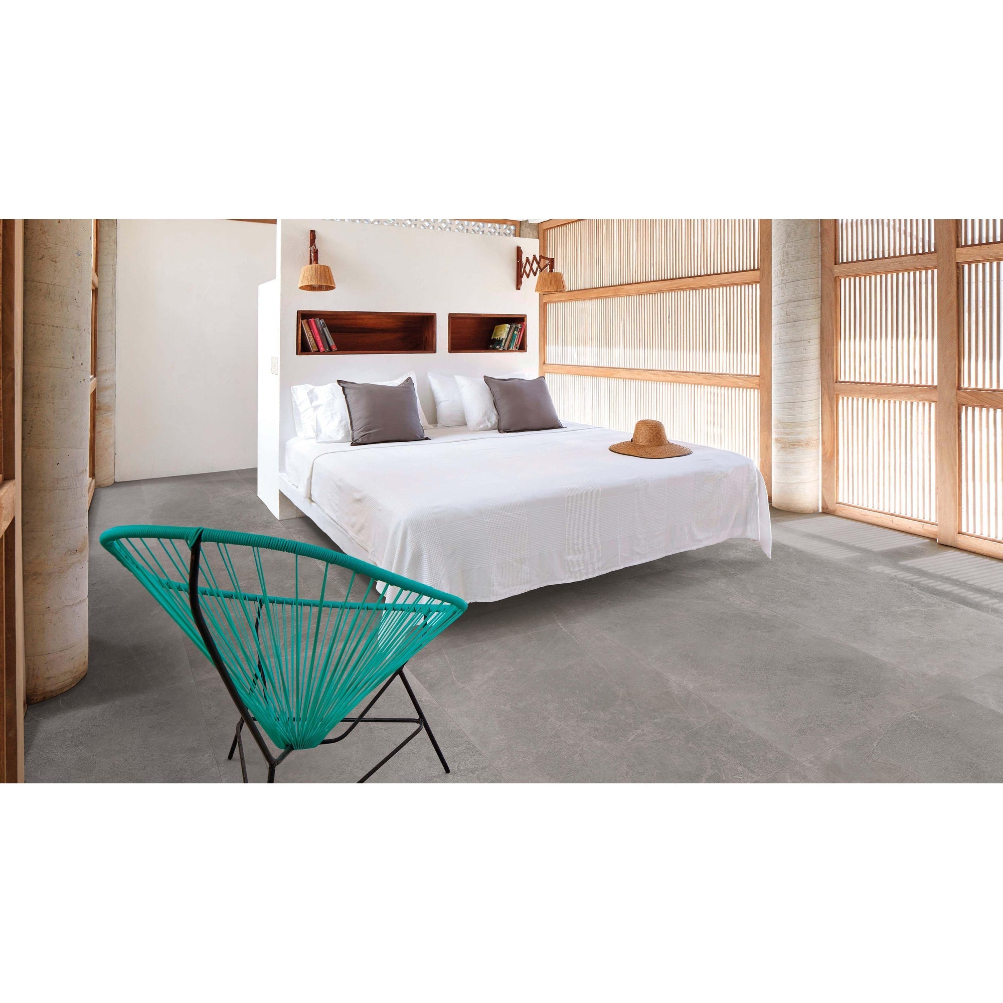 Ragno Realstone Slate R5ZC Vloertegel 750X750 Iron 10mm Mat Ret.R10 - Mozaiektegel.com