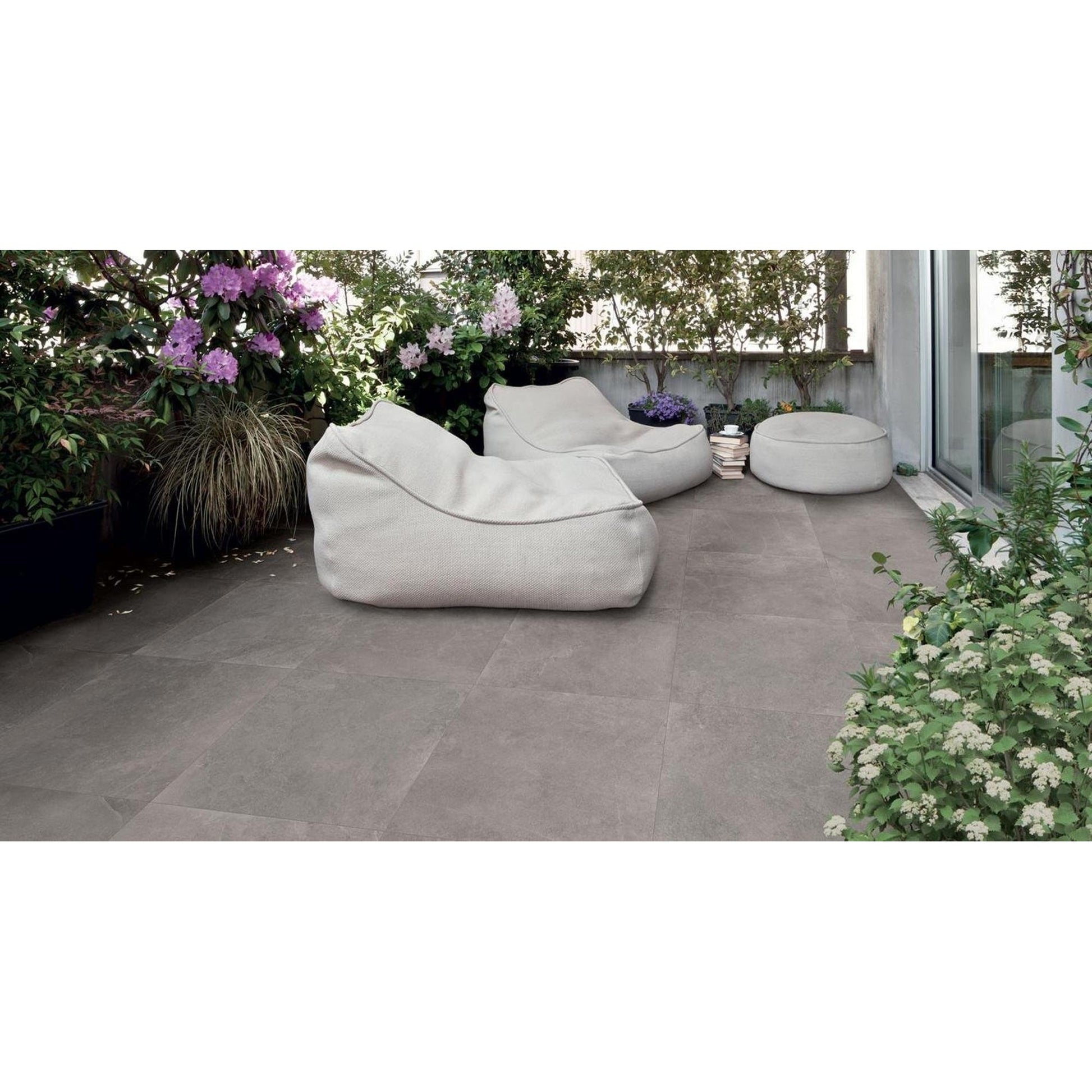 Ragno Realstone Slate R5ZC Vloertegel 750X750 Iron 10mm Mat Ret.R10 - Mozaiektegel.com