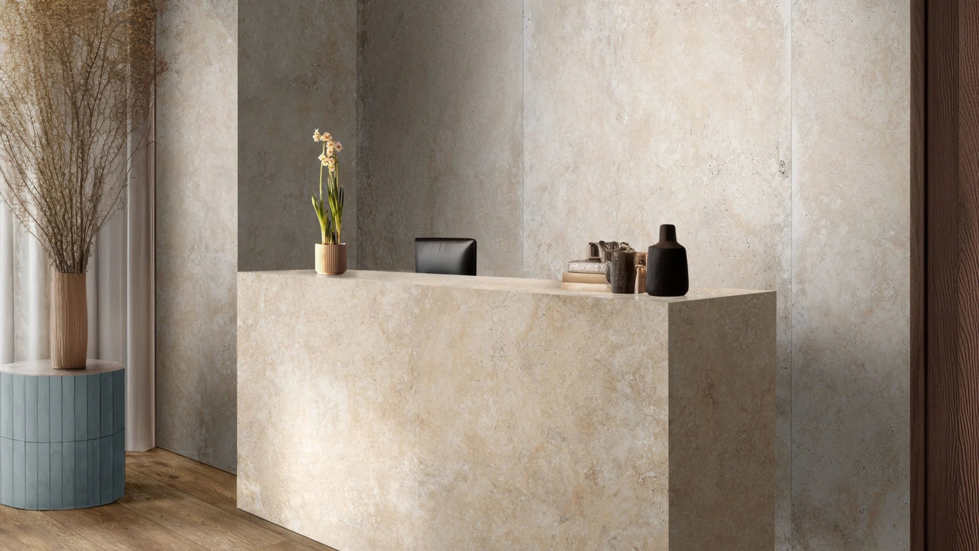 Ragno Realstone Travertino RCPY Vloertegel 750X750 Cross Bianco 9Mm Mat Ret.R9 - Mozaiektegel.com