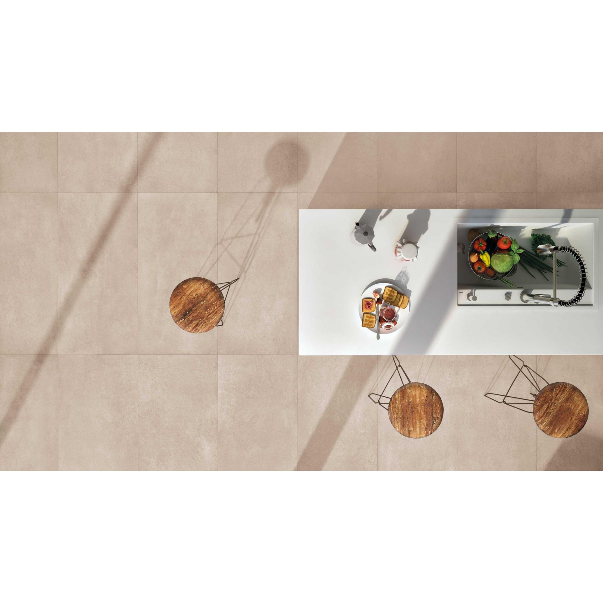 Ragno Rewind R4AX Vloertegel 750X750 Corda 10mm Mat Ret.R9 - Mozaiektegel.com