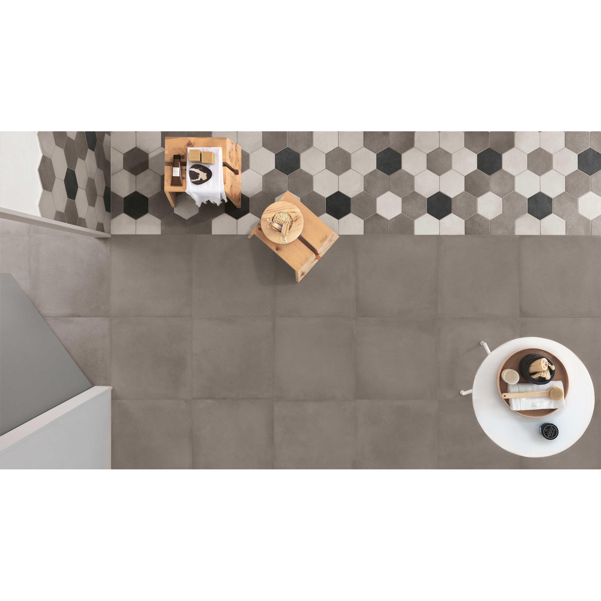 Ragno Rewind R4KZ Vloertegel 070X280 Polvere 9mm Mat R9 - Mozaiektegel.com