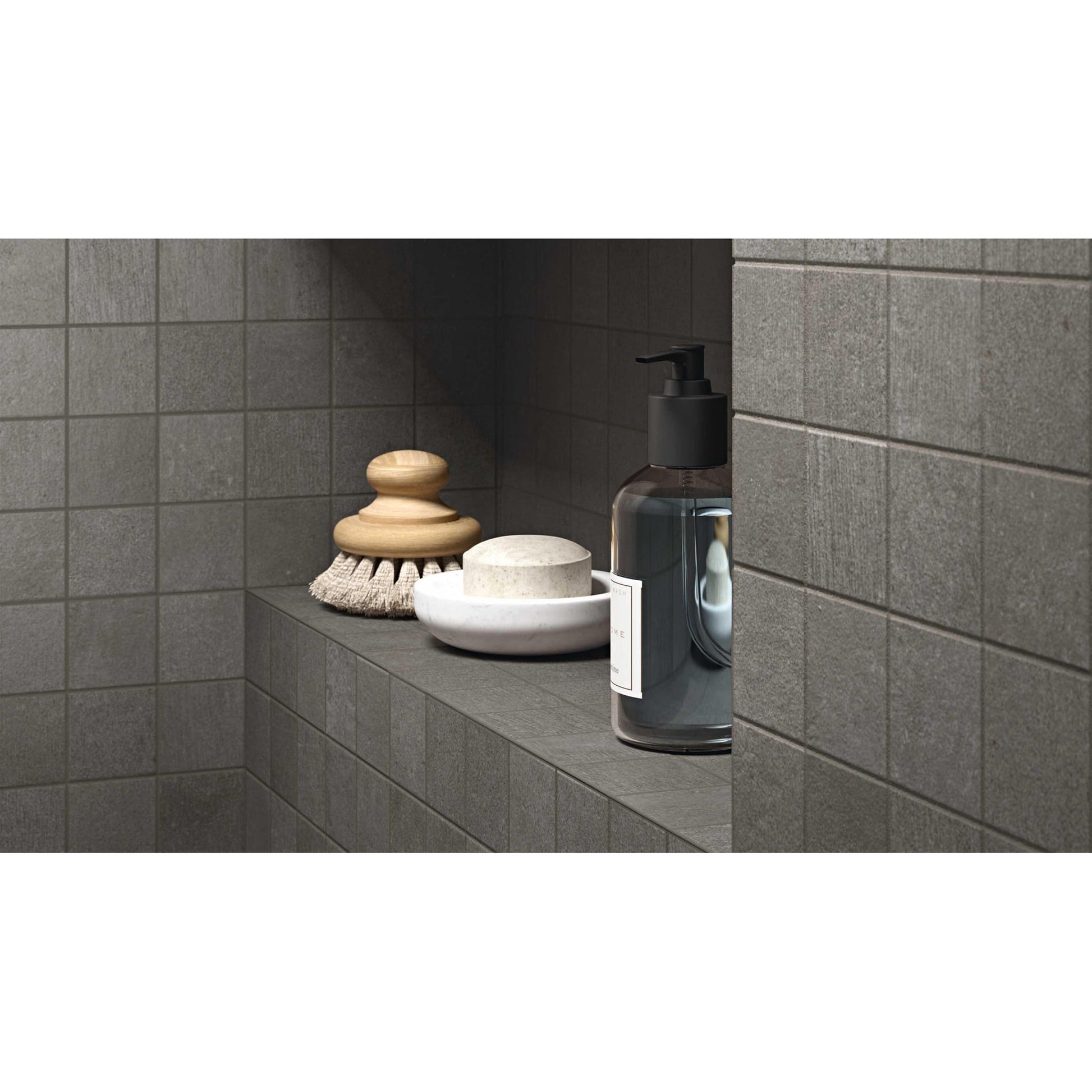 Ragno Studio 00K3MD40 Vloertegel 150X150 Antracite 9mm Mat R9 - Mozaiektegel.com