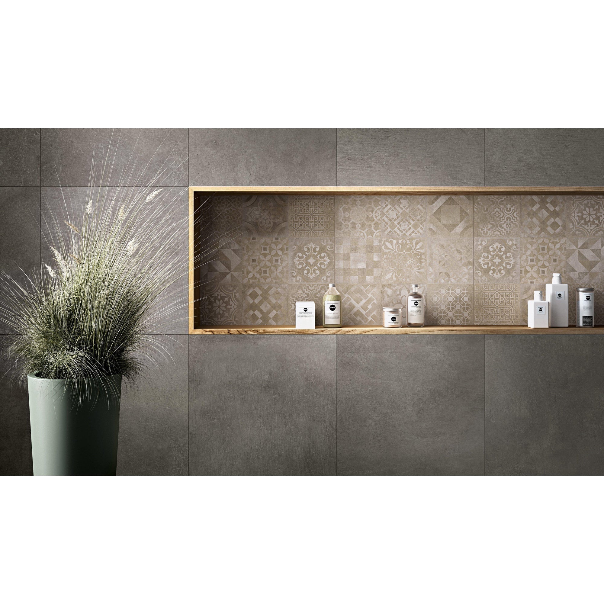 Ragno Studio 00K3MD40 Vloertegel 150X150 Antracite 9mm Mat R9 - Mozaiektegel.com