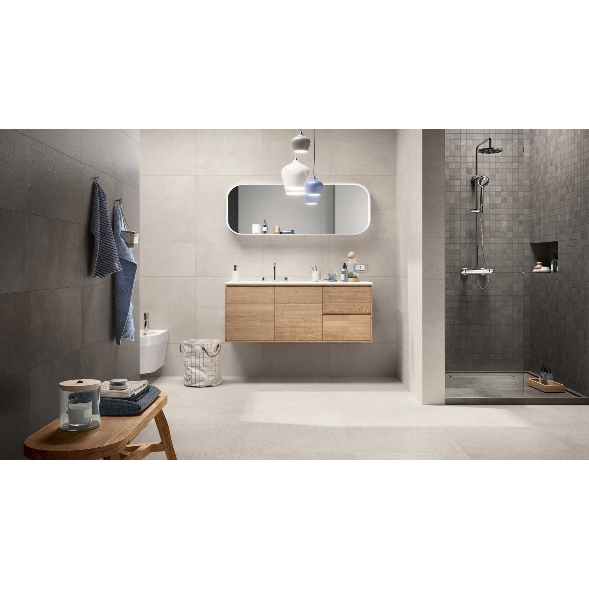 Ragno Studio R4QK Vloertegel 300X600 Antracite 9,5mm Mat Ret.R9 - Mozaiektegel.com