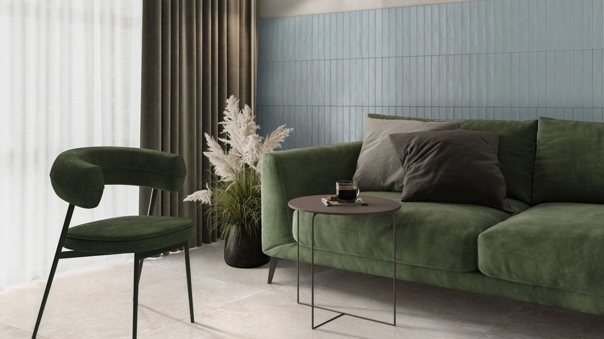 Ragno Wish RCGG Wandtegel 053X300 Light Blue 10Mm Mat - Mozaiektegel.com