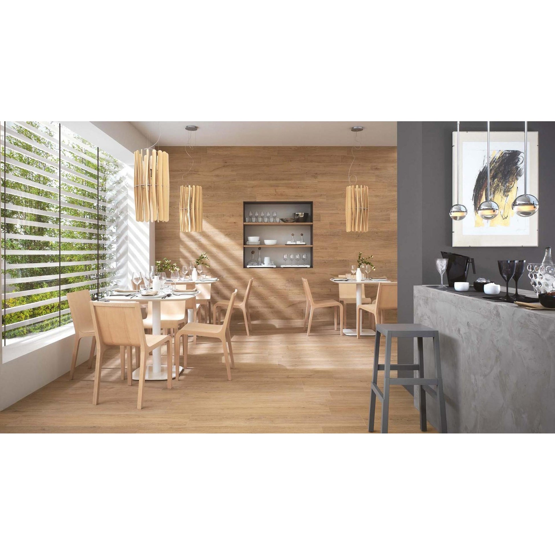 Ragno Woodliving R3ZZ Vloertegel 300X1200 Biondo 10,5mm Mat Ret.R9 - Mozaiektegel.com