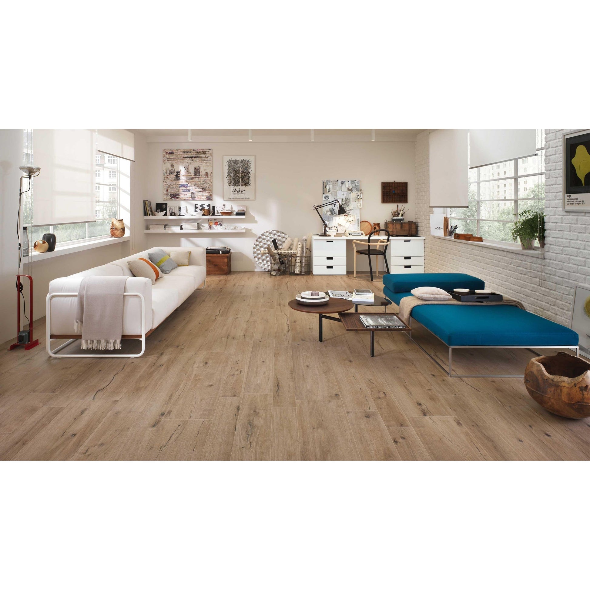 Ragno Woodtale R4TJ Vloertegel 300X1200 Nocciola 10,5mm Mat Ret.R9 - Mozaiektegel.com