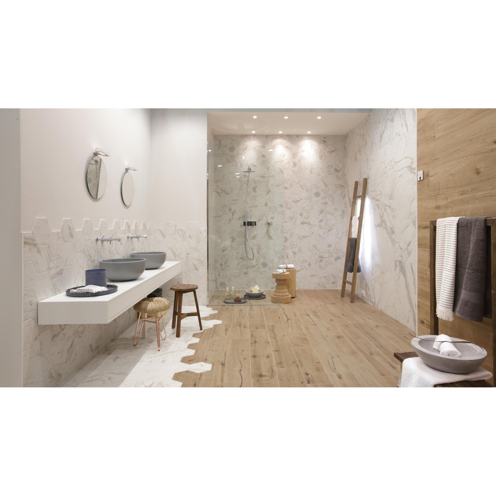 Ragno Woodtale R4TJ Vloertegel 300X1200 Nocciola 10,5mm Mat Ret.R9 - Mozaiektegel.com