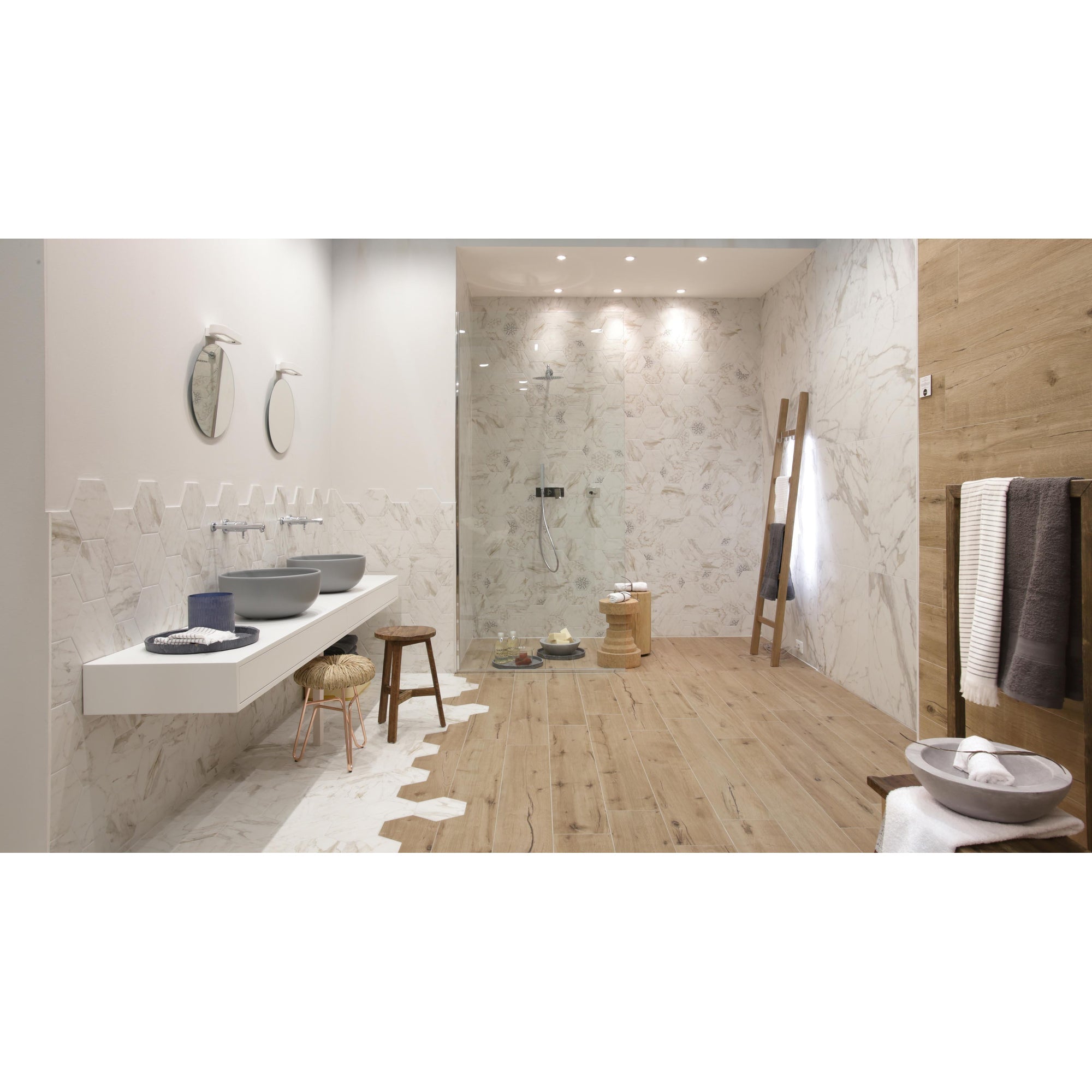 Ragno Woodtale R4TJ Vloertegel 300X1200 Nocciola 10,5mm Mat Ret.R9 - Mozaiektegel.com