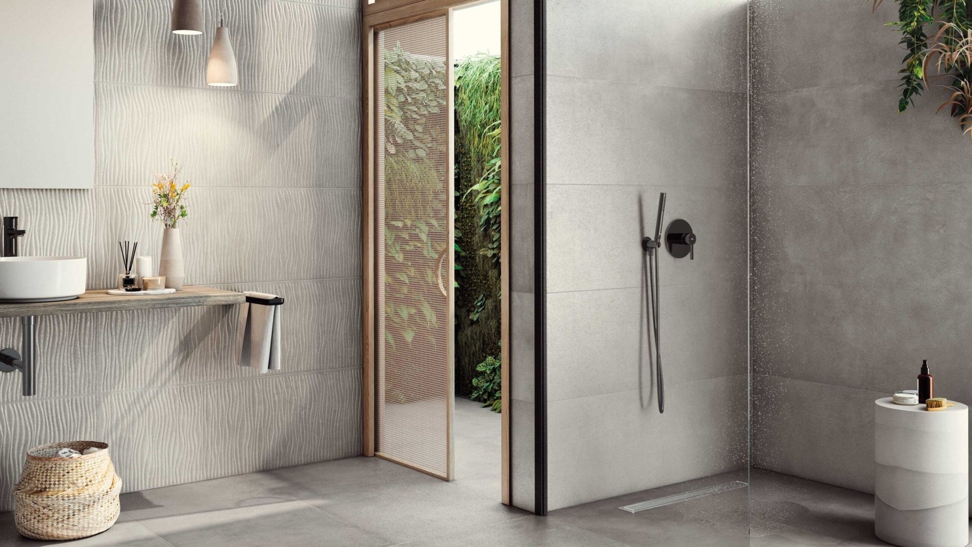 Roca Abaco FWMR5MC021 Wandtegel 400X1200 Gris 10,5mm Mat Ret. - Mozaiektegel.com