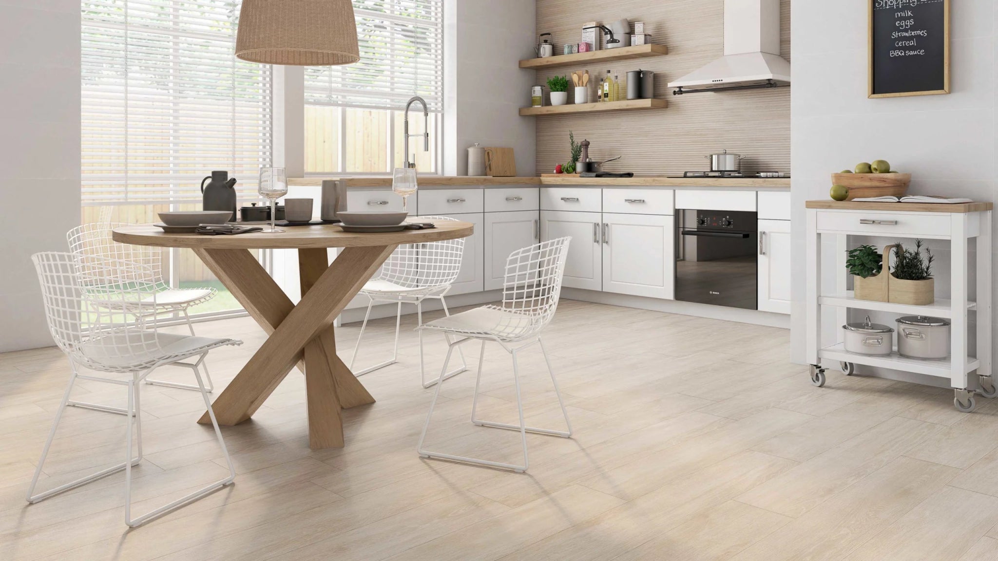 Roca Abbey FN87MFP741 Vloertegel 200X1200 Roble 7,5mm Mat Ret.R10 - Mozaiektegel.com