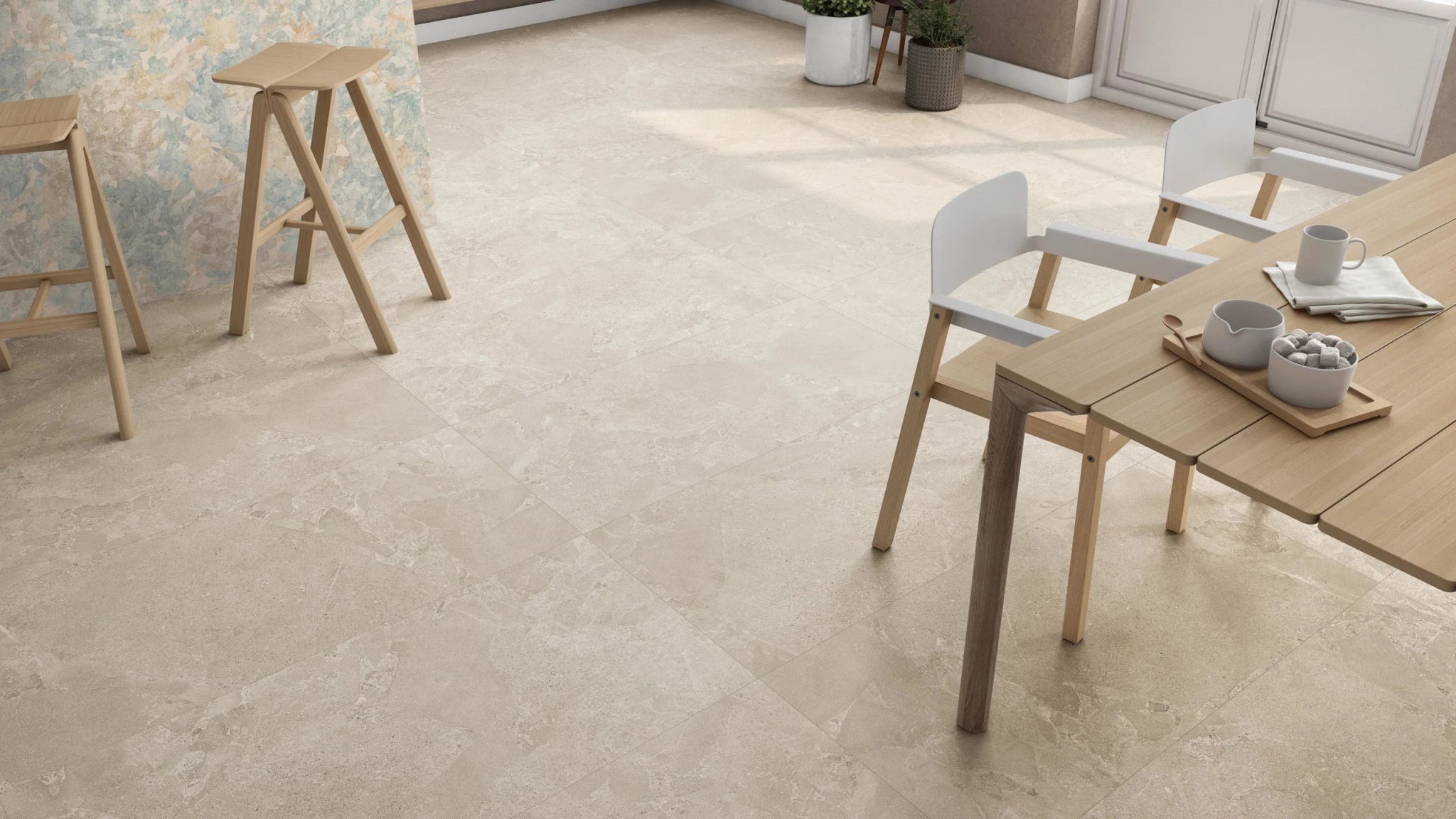 Roca Avalon F1OD240371 Vloertegel 1200X1200 Arena 6mm Mat Ret.R10 - Mozaiektegel.com