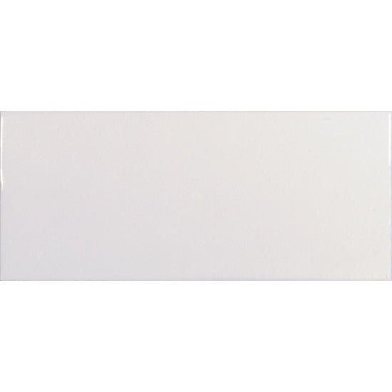 Roca Maiolica FBXT3HD011 Wandtegel 110X250 White 7mm Glans - Mozaiektegel.com