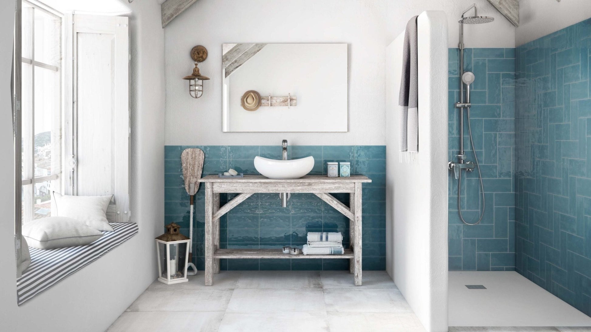 Roca Maiolica FBXT3HDBS1 Wandtegel 110X250 Blue Steel 7mm Glans - Mozaiektegel.com