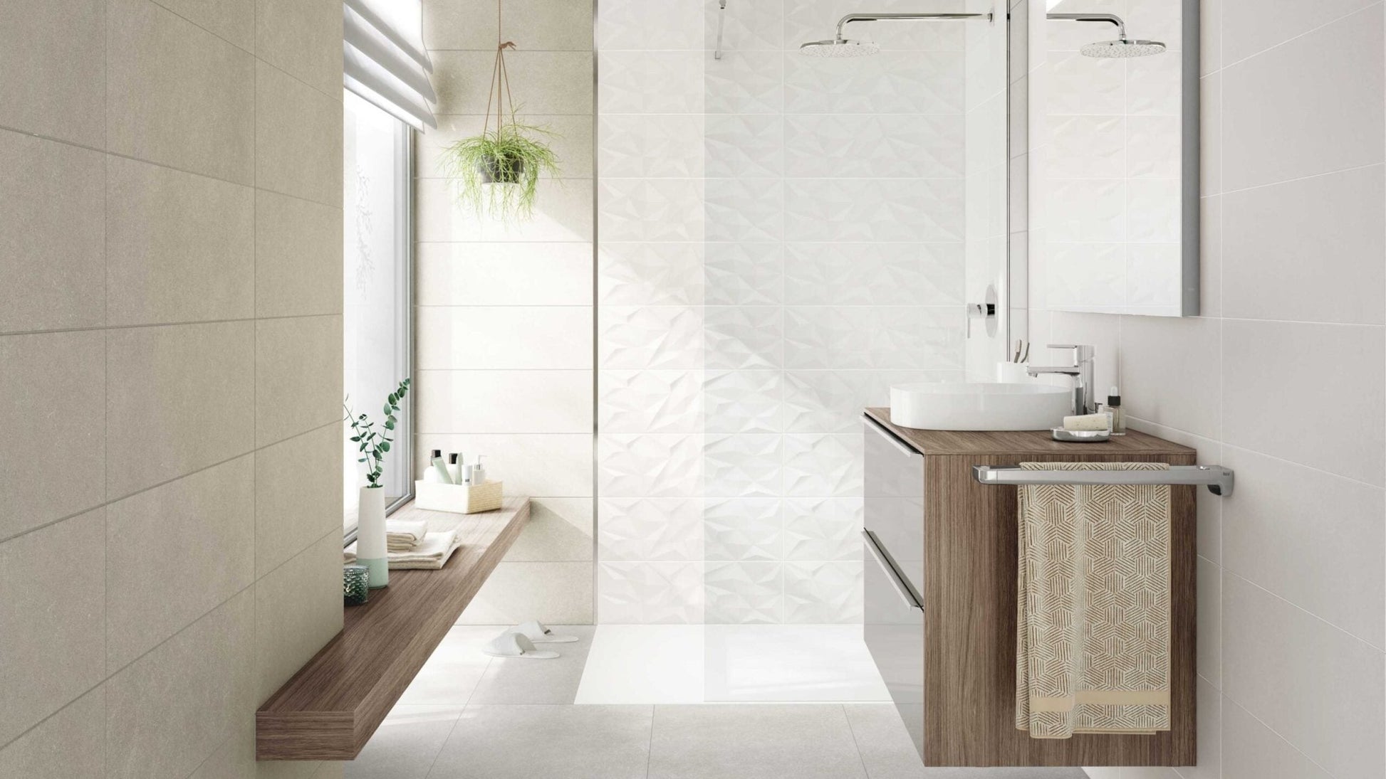 Roca Weekend FOAW0AW011 Wandtegel 300X900 Blanco 9mm Mat Ret. - Mozaiektegel.com