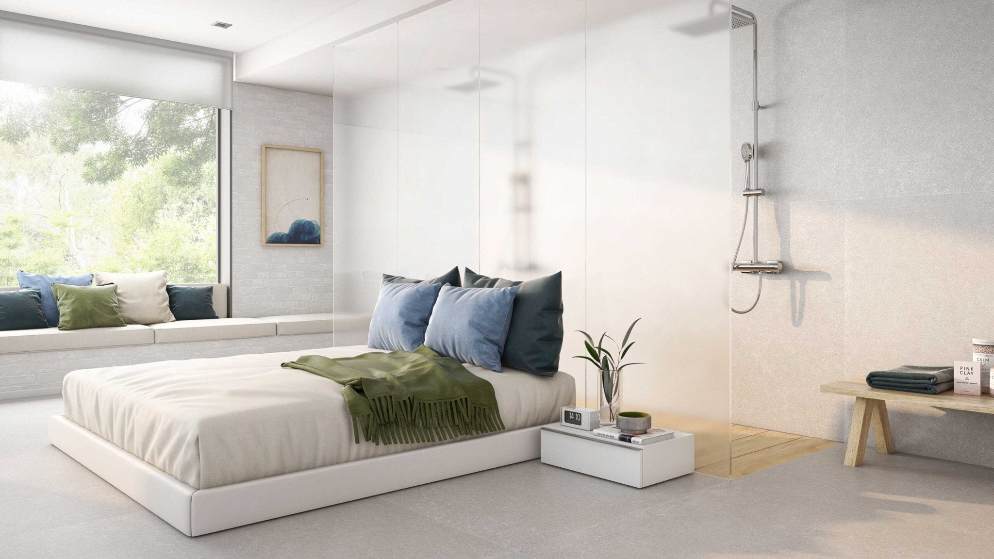 Roca Weekend FOAW0AW021 Wandtegel 300X900 Gris 10mm Mat Ret. - Mozaiektegel.com