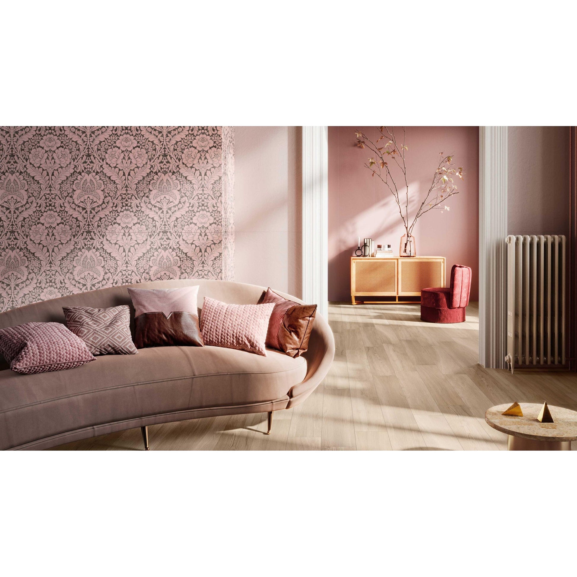 Serenissima Acanto 1047708 Vloertegel 300X1200 Miele 10mm Mat Ret.R10 - Mozaiektegel.com