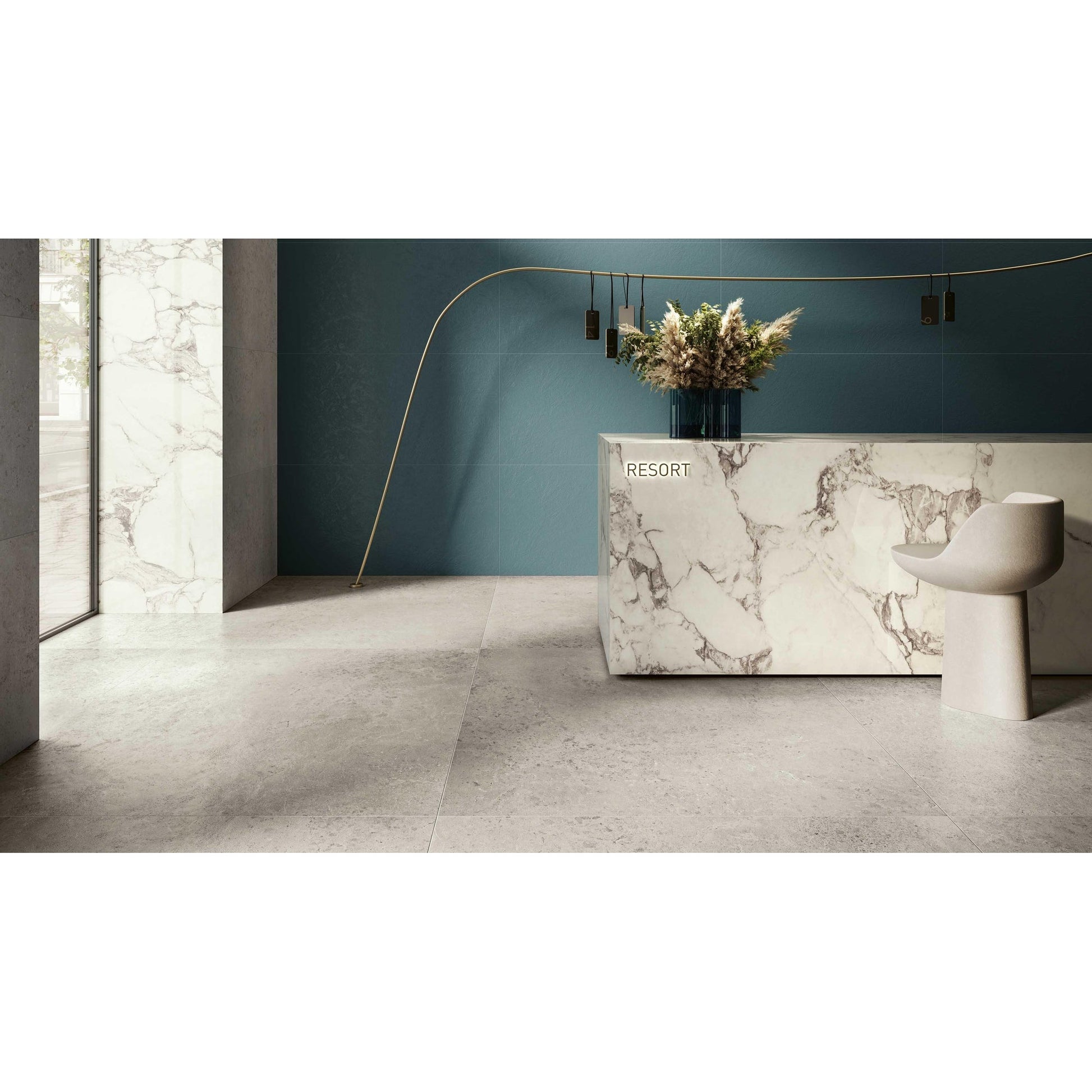 Serenissima Concreta 1081506 Vloertegel 1000X1000 Avorio 8,5Mm Mat Ret.R10 - Mozaiektegel.com