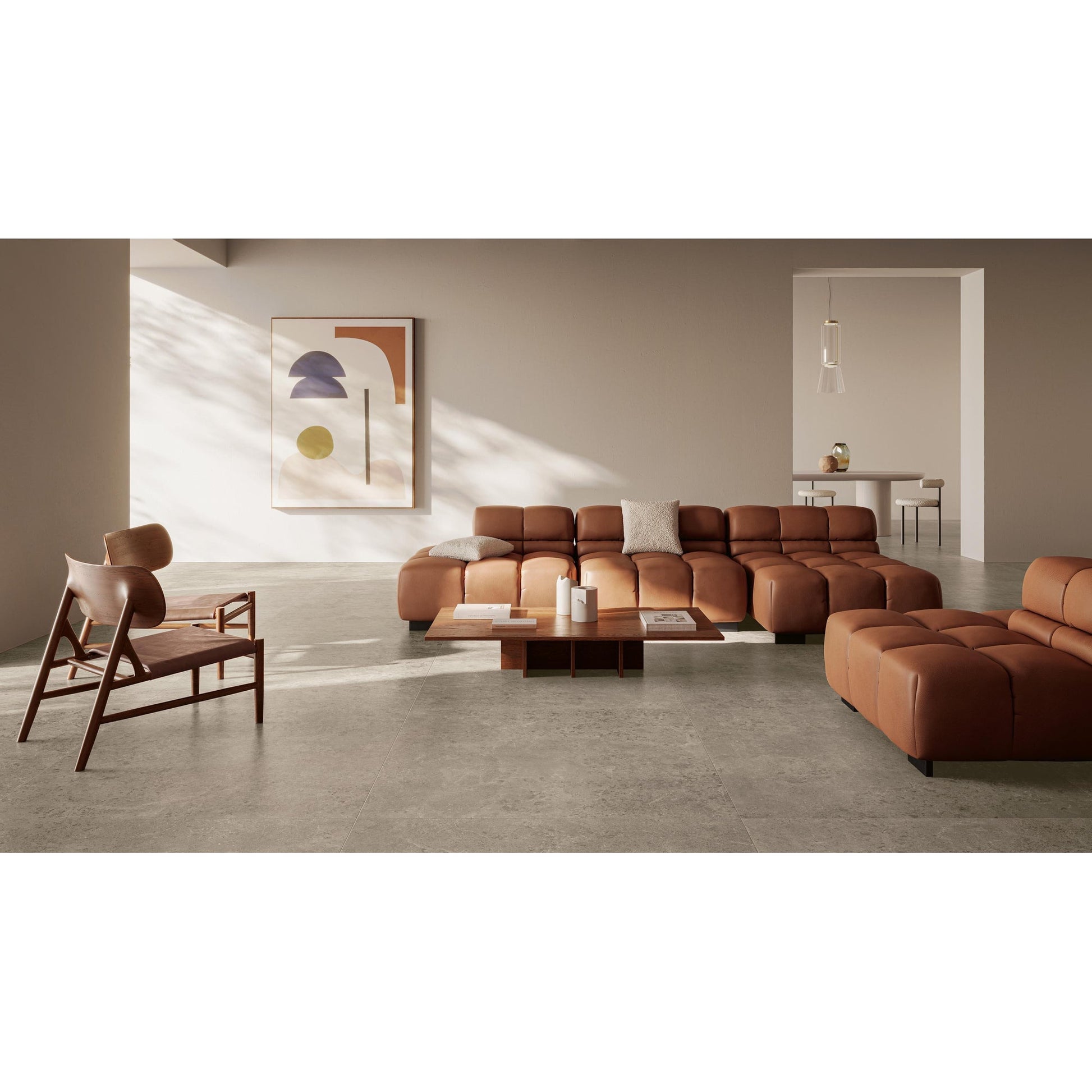 Serenissima Concreta 1081507 Vloertegel 1000X1000 Ecru 8,5Mm Mat Ret.R10 - Mozaiektegel.com