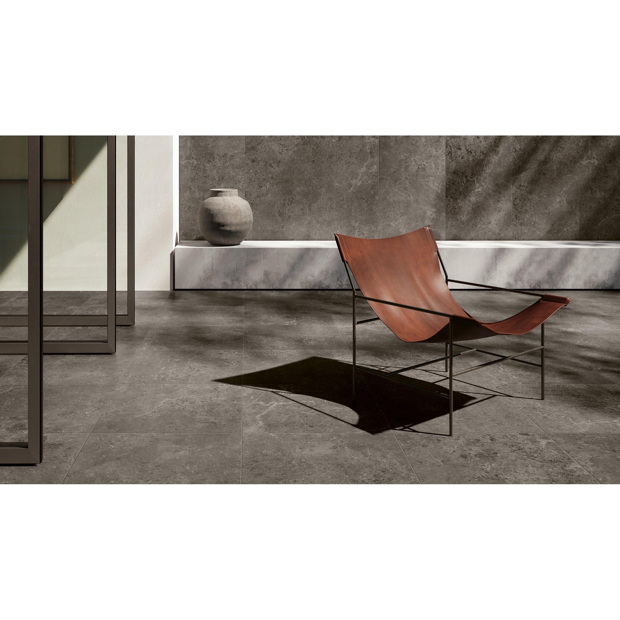 Serenissima Concreta 1081651 Vloertegel 600X600 Antracite 9,5Mm Mat Ret.R10 - Mozaiektegel.com