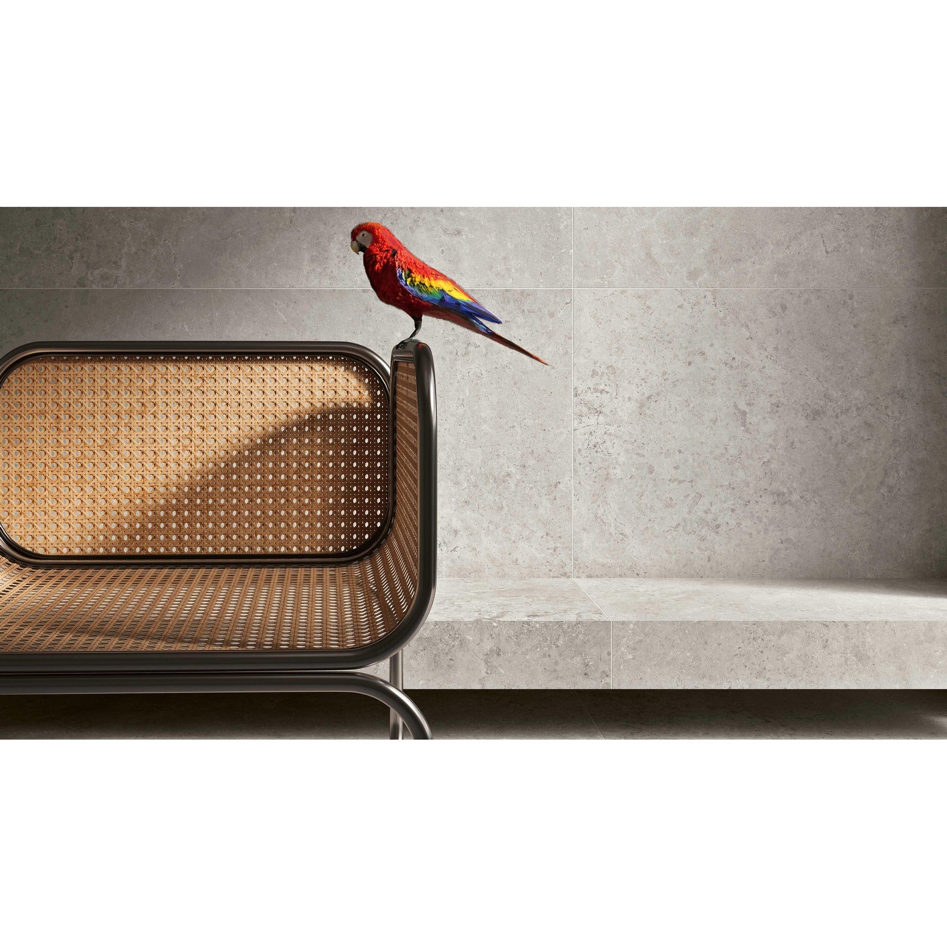 Serenissima Concreta 1081652 Vloertegel 600X600 Avorio 9,5Mm Mat Ret.R10 - Mozaiektegel.com