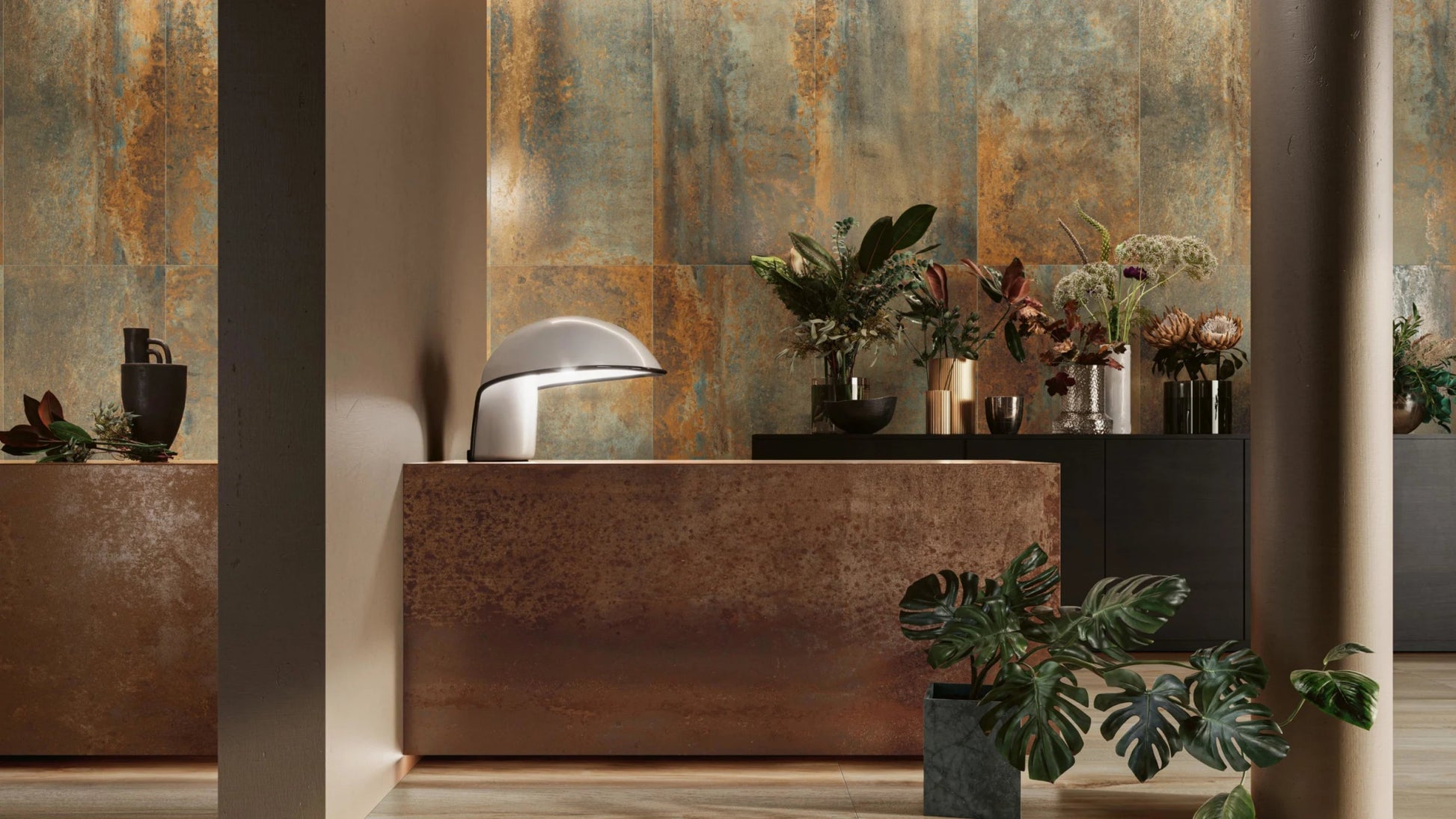 Serenissima Costruire 1086622 Vloertegel 600X1200 Verde 9,5mm Mat Ret.R10 - Mozaiektegel.com