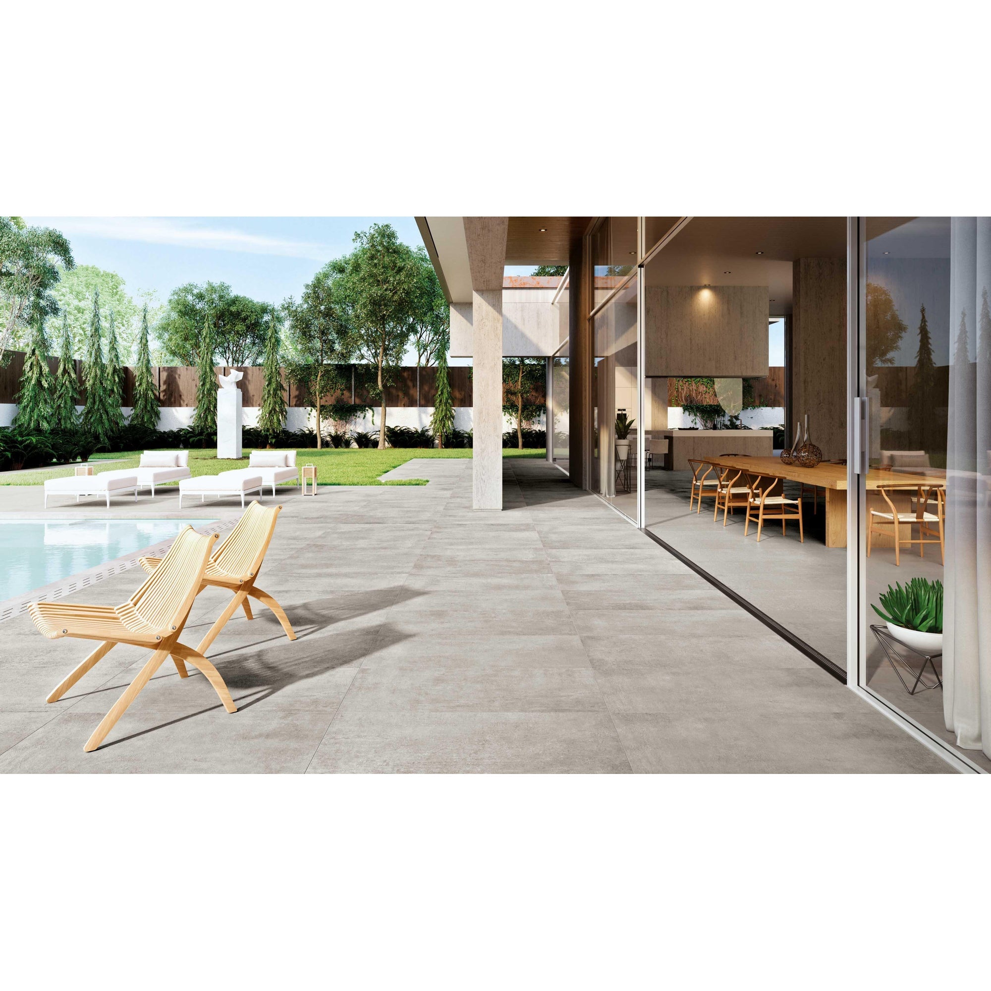 Serenissima Evoca 1064946 Vloertegel 600X600 Cenere 10mm Mat Ret.R10 - Mozaiektegel.com