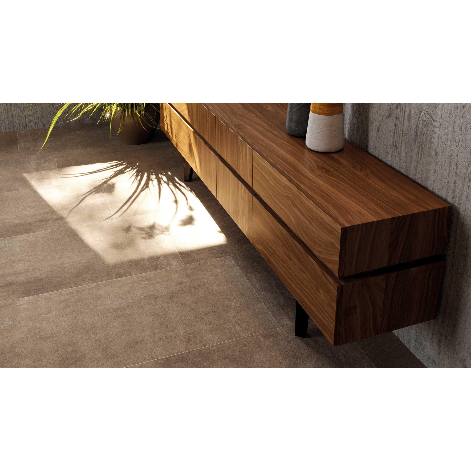 Serenissima Evoca 1064947 Vloertegel 600X600 Terra 10mm Mat Ret.R10 - Mozaiektegel.com