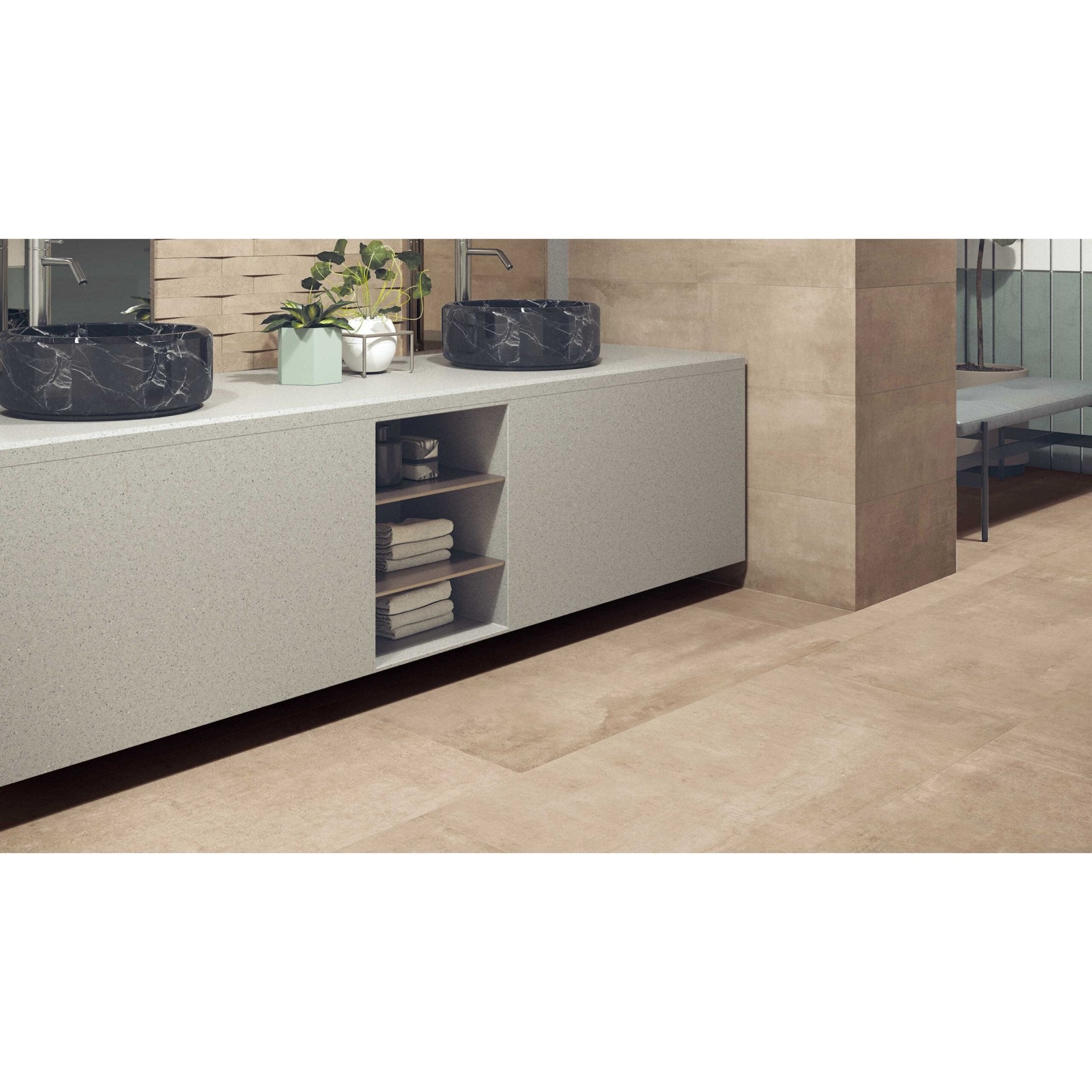 Serenissima Evoca 1064958 Vloertegel 300X600 Ambra 10mm Mat Ret.R10 - Mozaiektegel.com