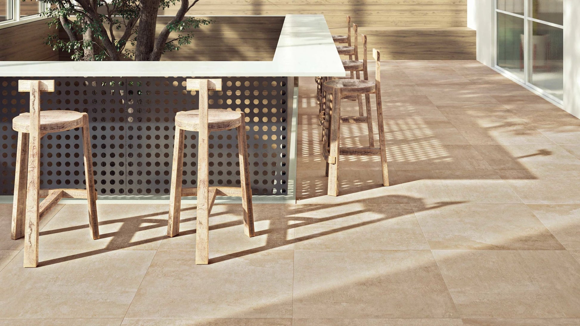 Serenissima Evoca 1065252 VLtegel Decor 600X600 Ambra 10mm Glans Ret. - Mozaiektegel.com