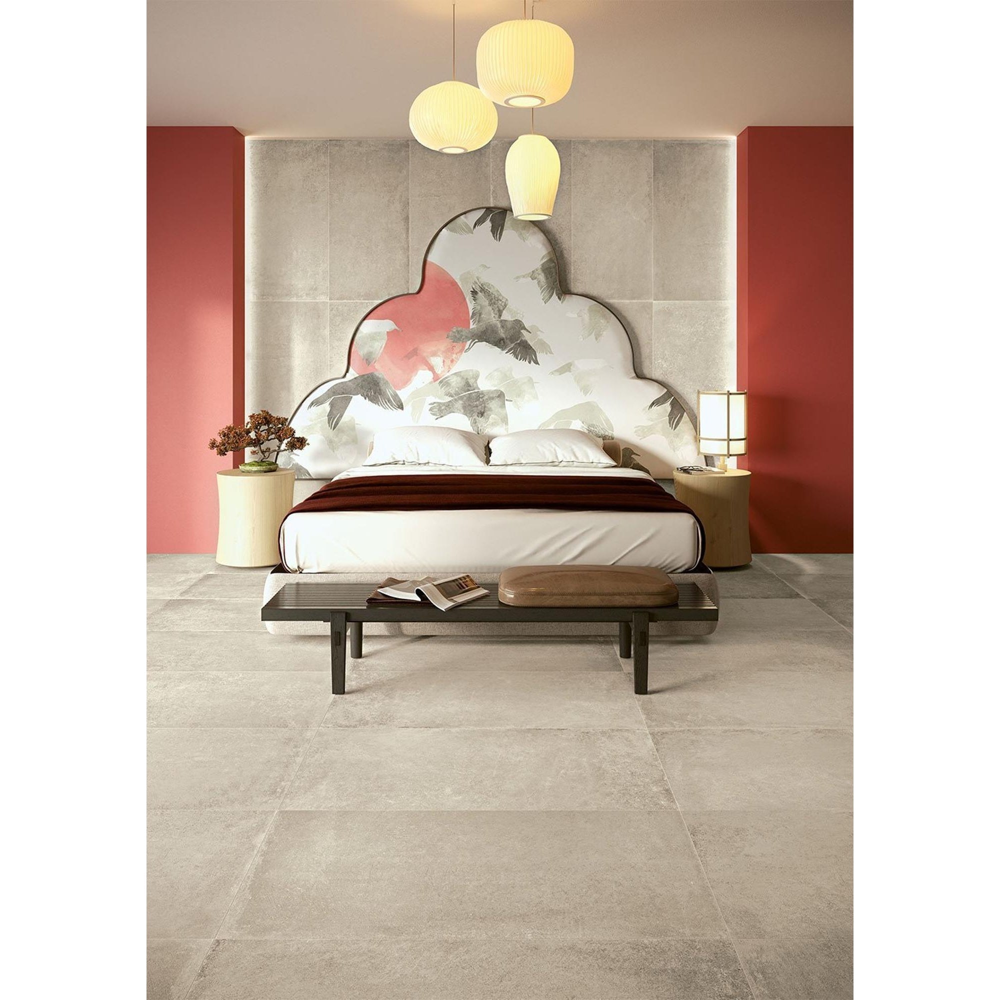 Serenissima Materica 1075349 Vloertegel 600X600 Ecru 10mm Mat Ret.R10 - Mozaiektegel.com