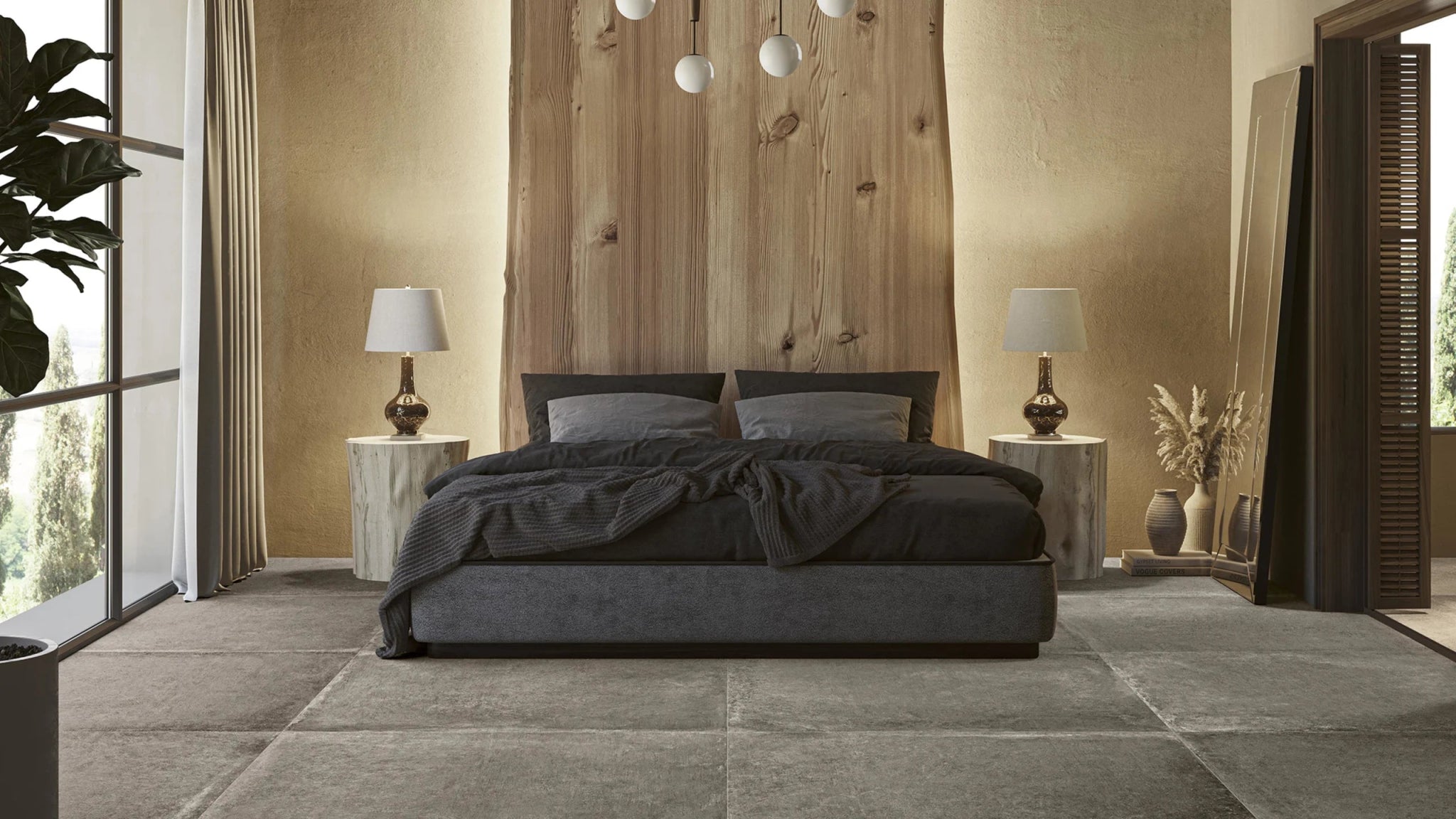 Serenissima Materica 1075353 Vloertegel 600X600 Tortora 10mm Mat Ret.R10 - Mozaiektegel.com